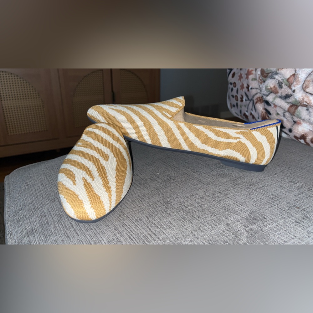 Rothy's Brown Zebra Flats